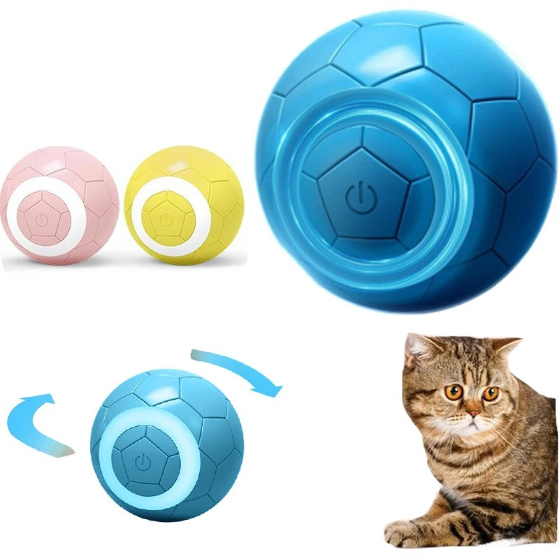 Interactive Bite-resistant Automatic Rolling Gravity Jumping Ball for Dog Cat