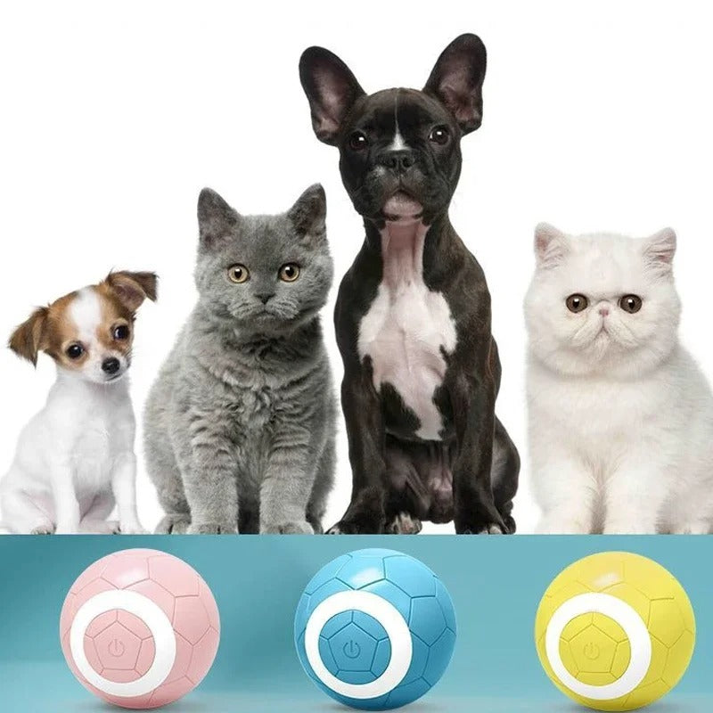 Interactive Bite-resistant Automatic Rolling Gravity Jumping Ball for Dog Cat