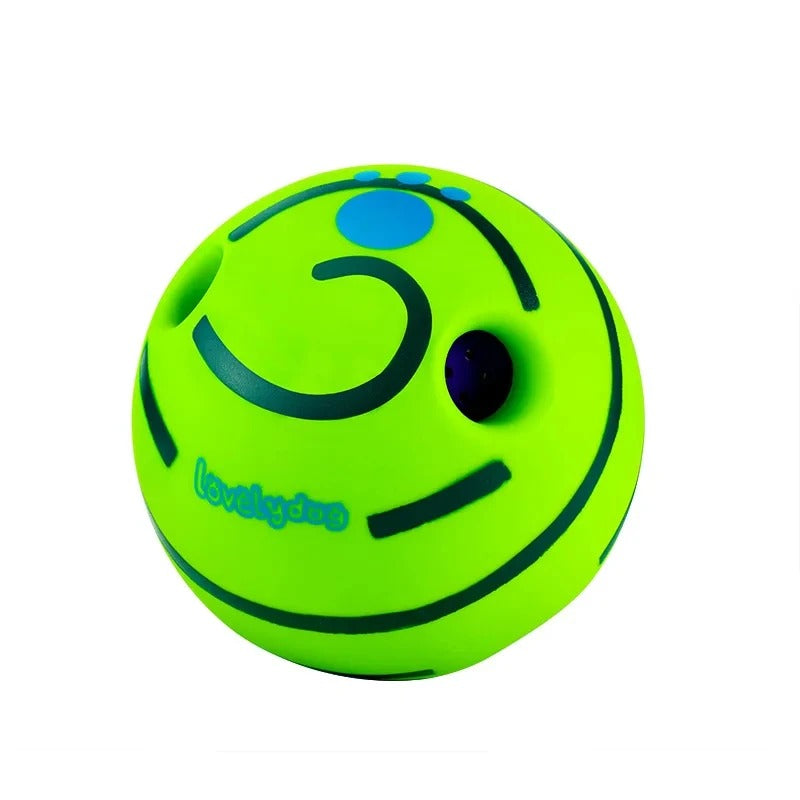 Pet Dog Toy Ball Wobble Wag Giggle Ball Interactive Dog Toy Chew Toy Giggle Sounds Toy When Rolled or Shaken For Pet Dog Fun